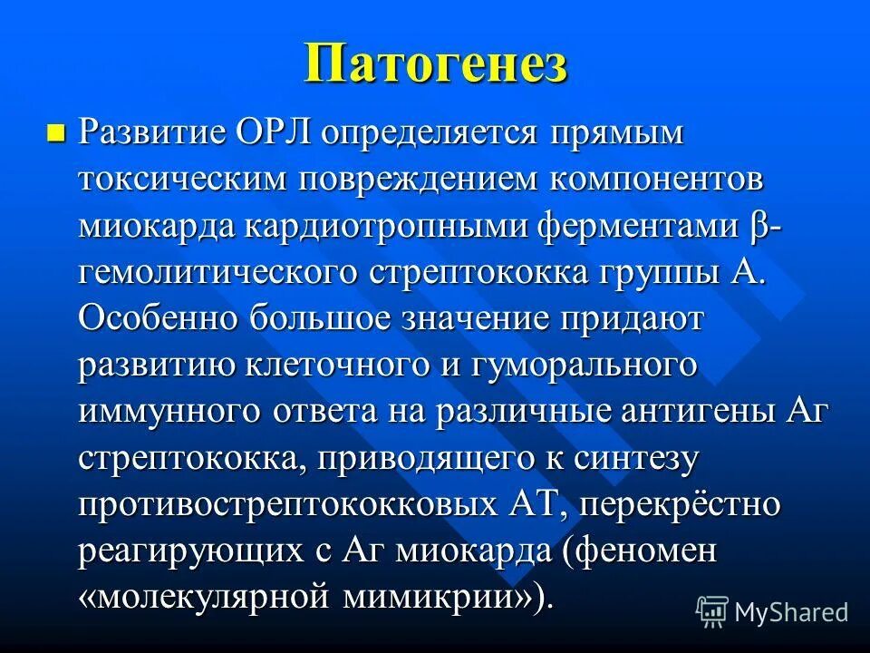 стрептококки патогенез