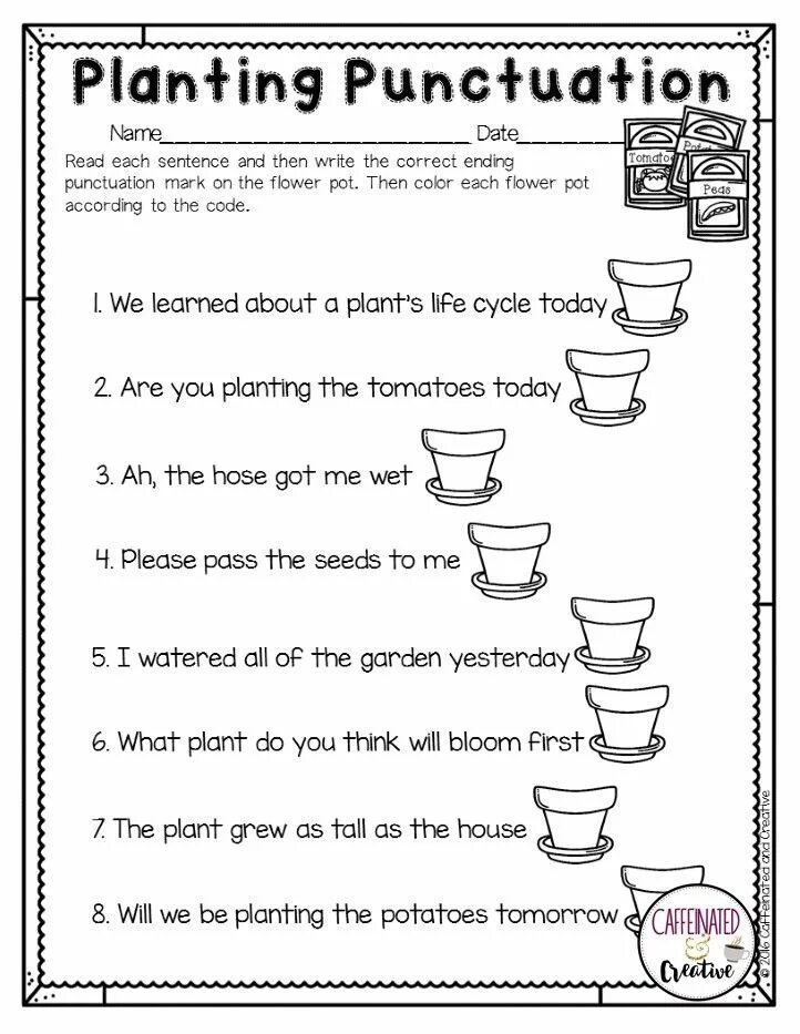 Punctuation Worksheets. Punctuation Marks Worksheets. Punctuation exercises. Punctuation Marks Worksheets for Kids. At the end of each sentence