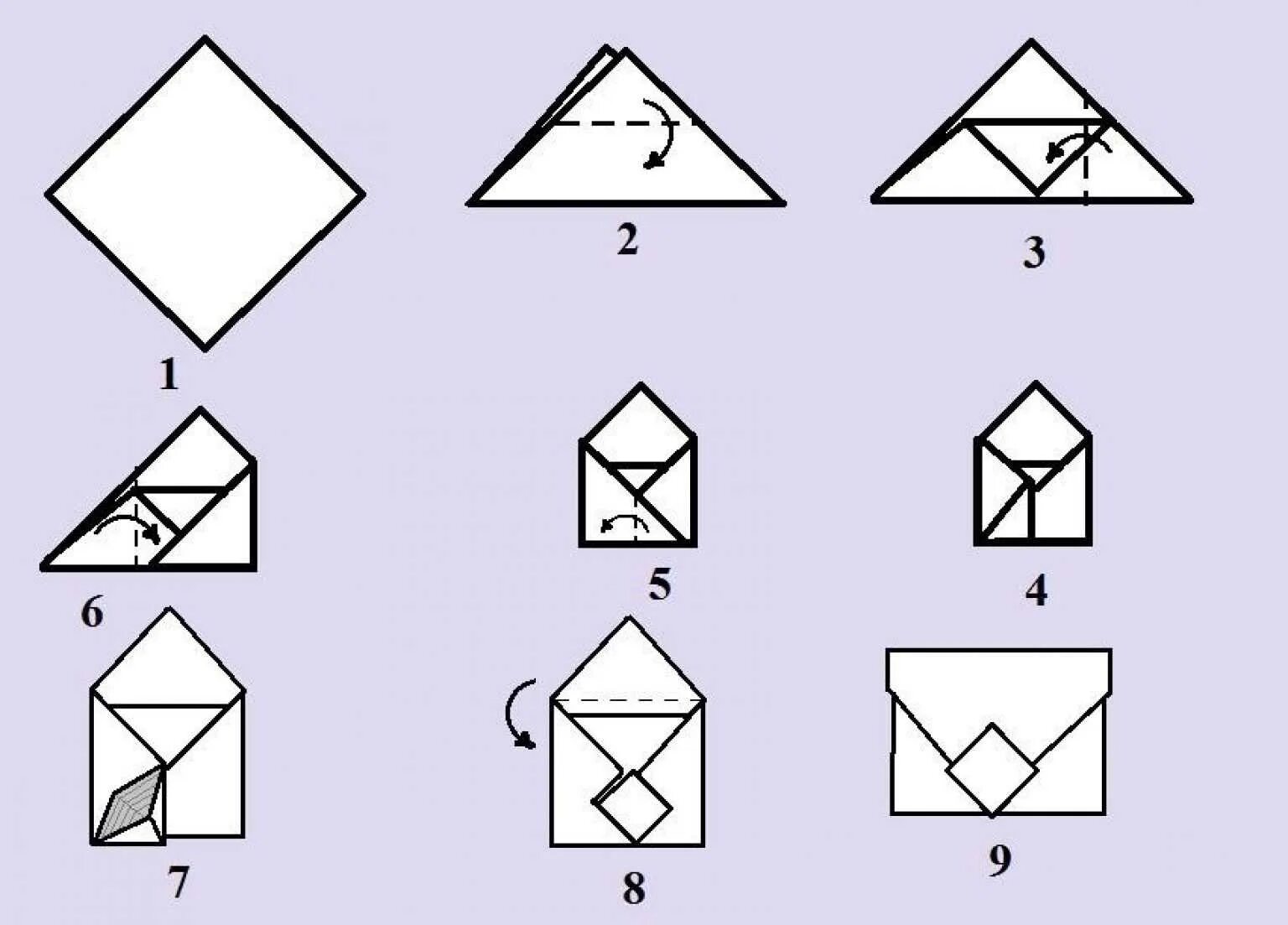 Сделать письмо из бумаги своими руками. Как сложить конвертик из бумаги а4. Как сложить конверт из листа бумаги а4. Как сложить конверт из а4. Как сложить конверт из бумаги а4 без клея.