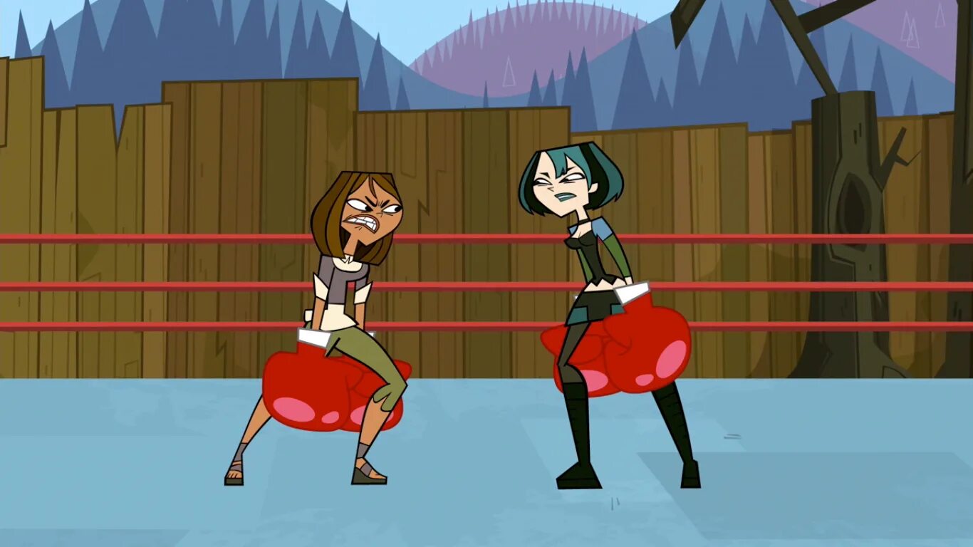 Гвен против Кортни. Total Drama all-Stars (2013). Total Drama Кортни и Гвен. Punch away