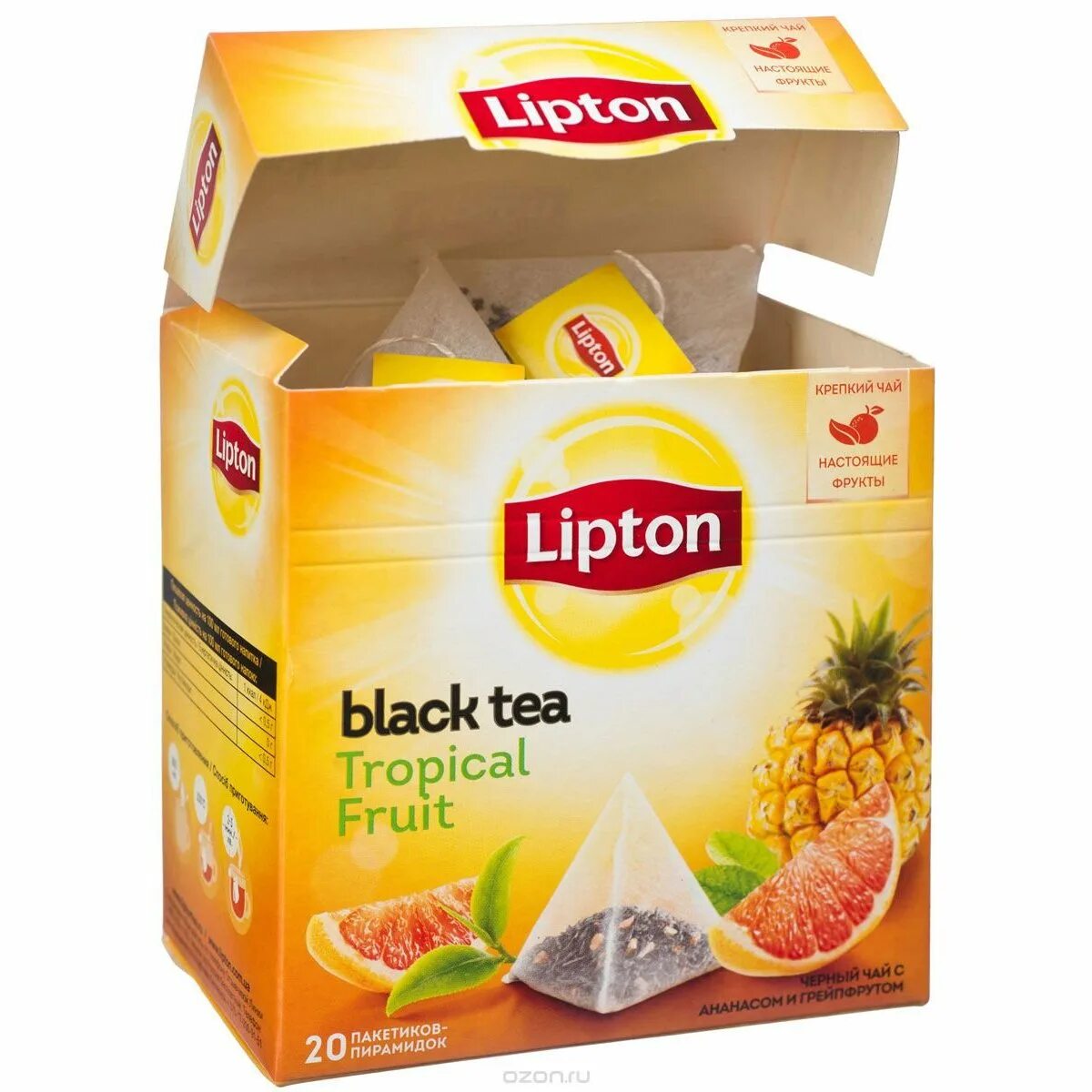 Липтон большой. Липтон черный чай Тропик. Липтон Тропикал Фрут. Чай Липтон тропические фрукты. Чай Липтон Тропикал Фрут.