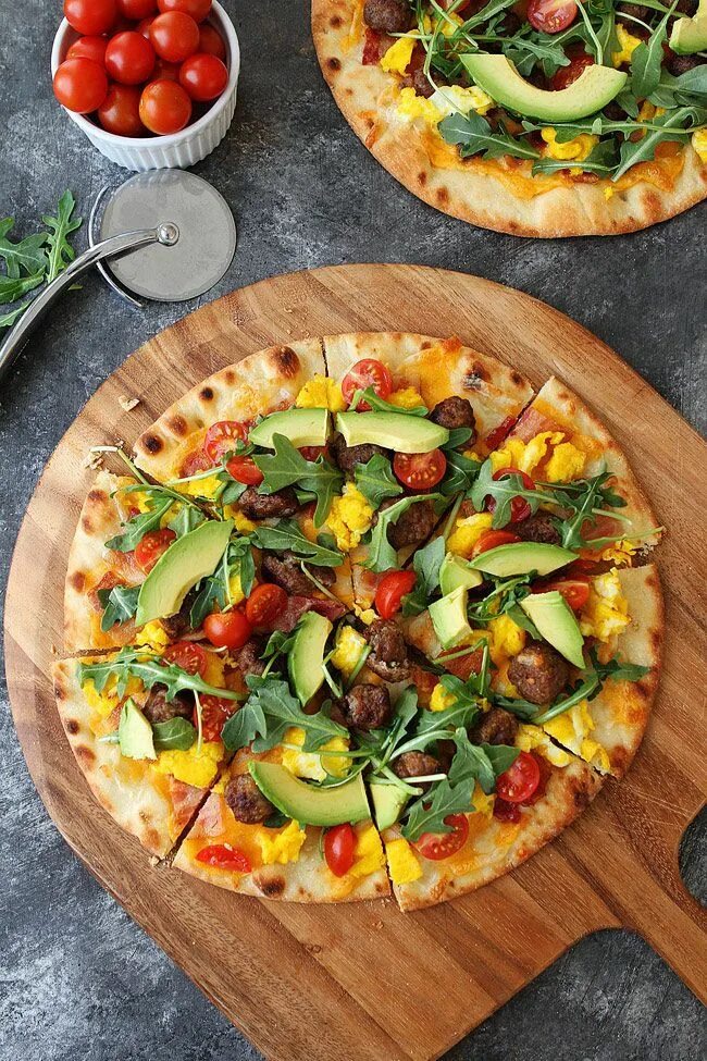 Breakfast pizza