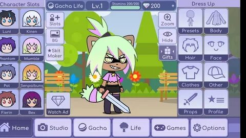 Gacha life играть