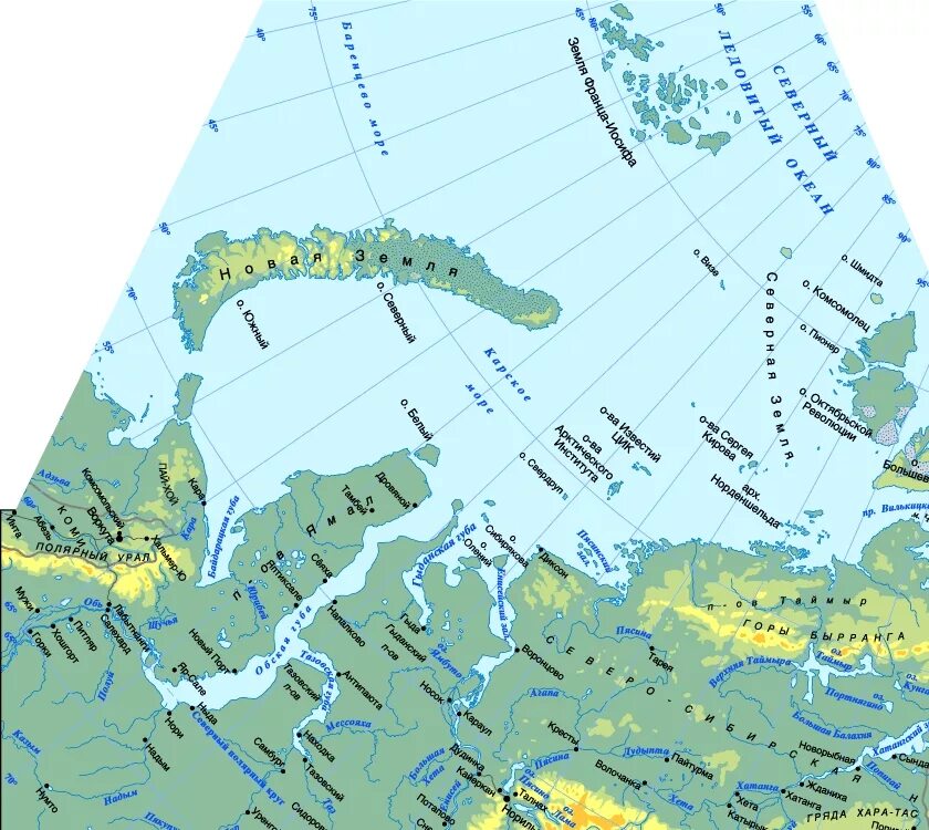 Остров россии в баренцевом море. Остров новая земля на карте России. Новая земля Карское море. Остров новая земля на карте. Карта Карское море новая земля.