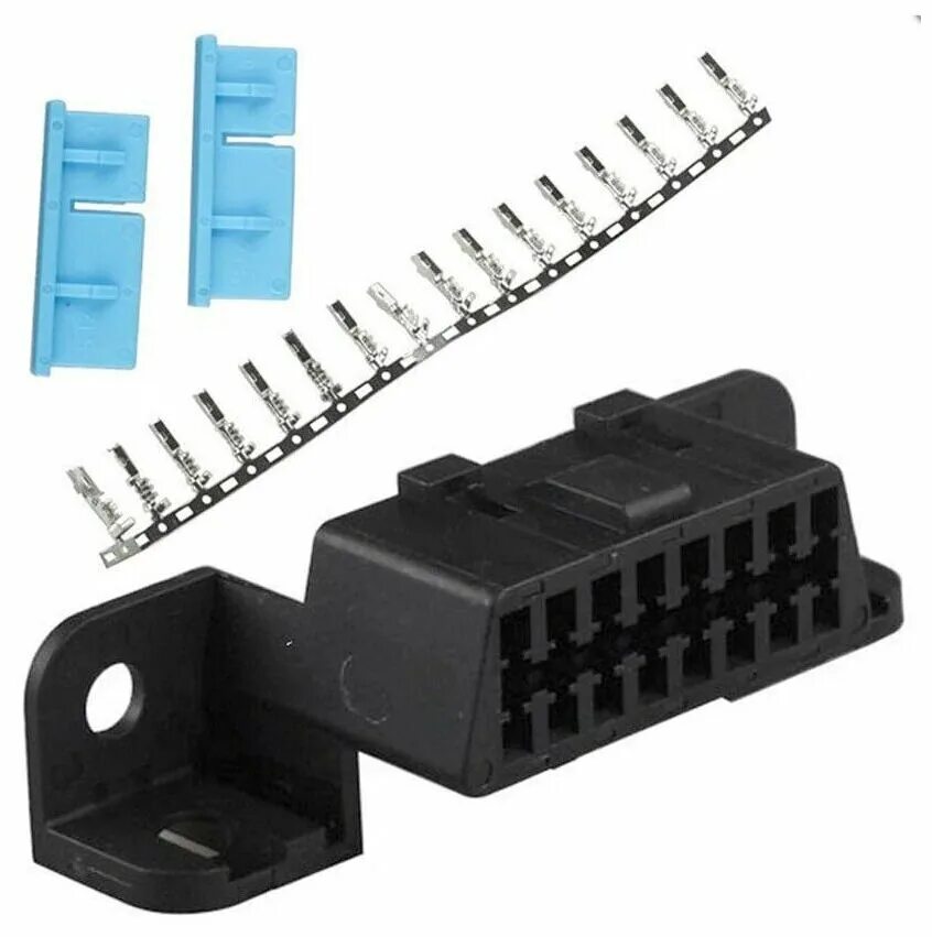 Разъём диагностический ОБД-2. Obd2 16pin female Connector. Odb2 разъем. Разъем ОБД 16 пин.