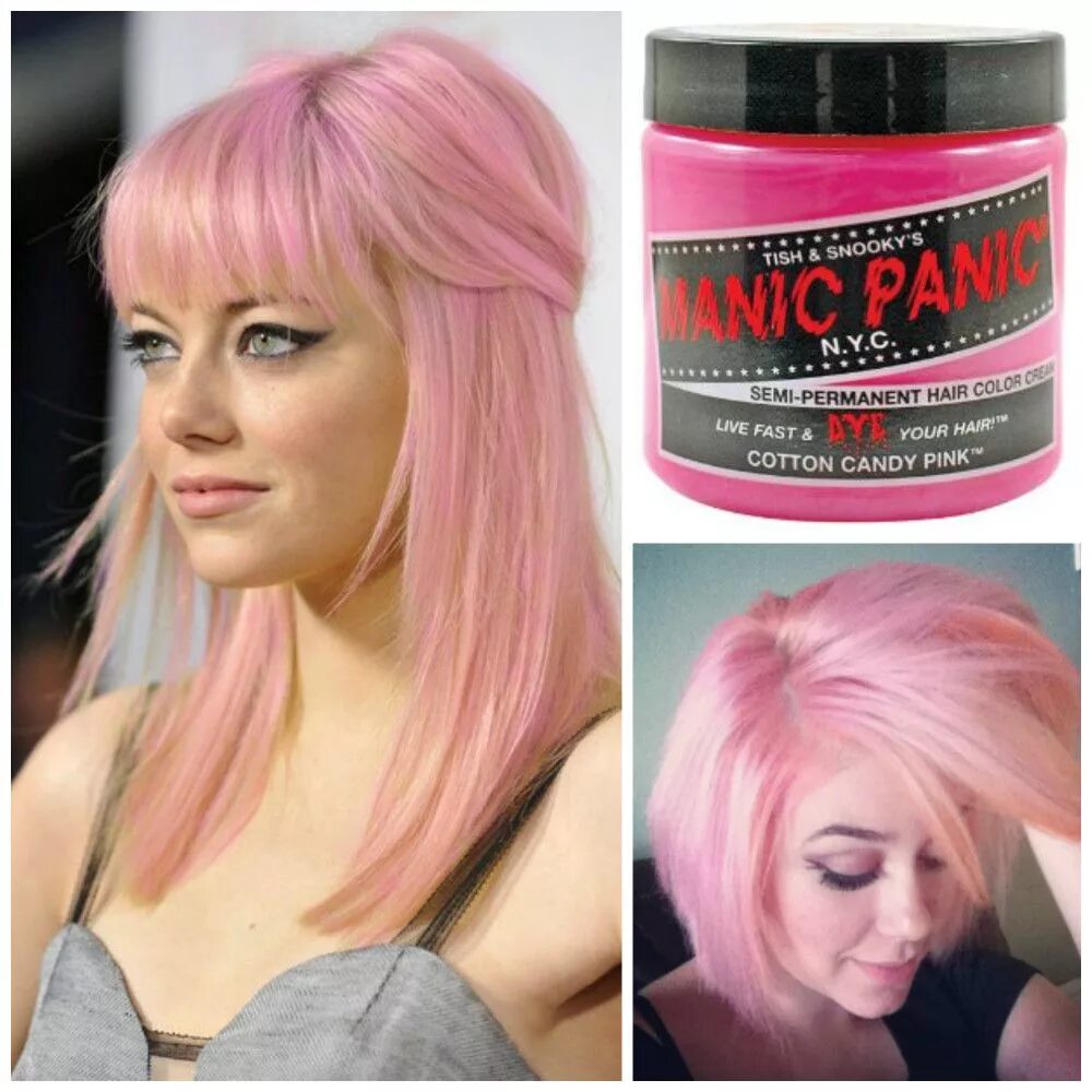 Маник паник краска Pink. Manic Panic палитра розовый. Маник паник краска для волос розовая. Маник паник Cotton Candy Pink.