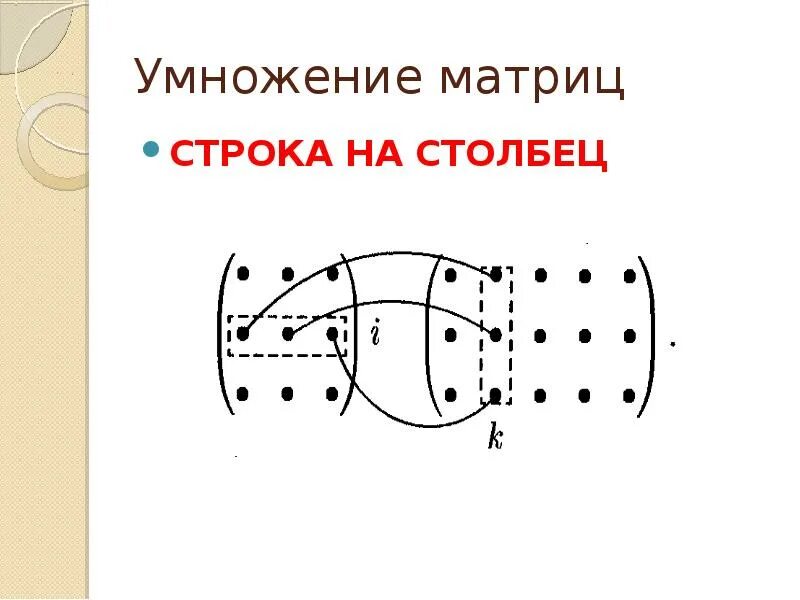 Умножение матриц строка на столбец. Умножение матрицы строки на матрицу столбец. умножение матриц столбец на столбец. умножение строки на столбец.