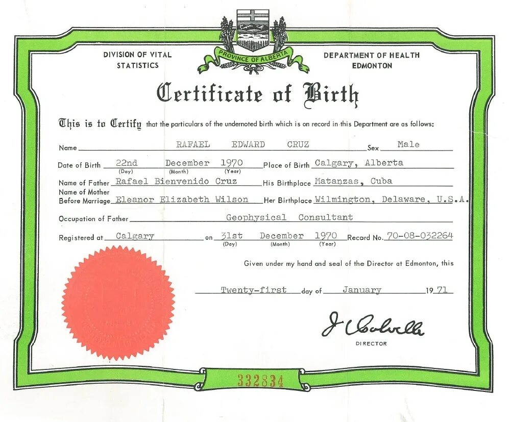 Birth Certificate. Canadian Birth Certificate. Birth Certificate Canada. Канадское свидетельство о рождении.