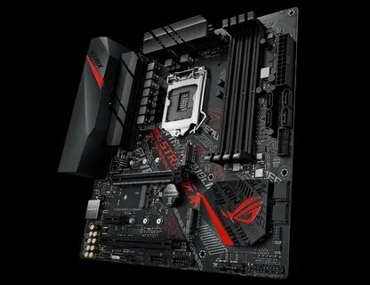 Материнская плата asus rog strix b360