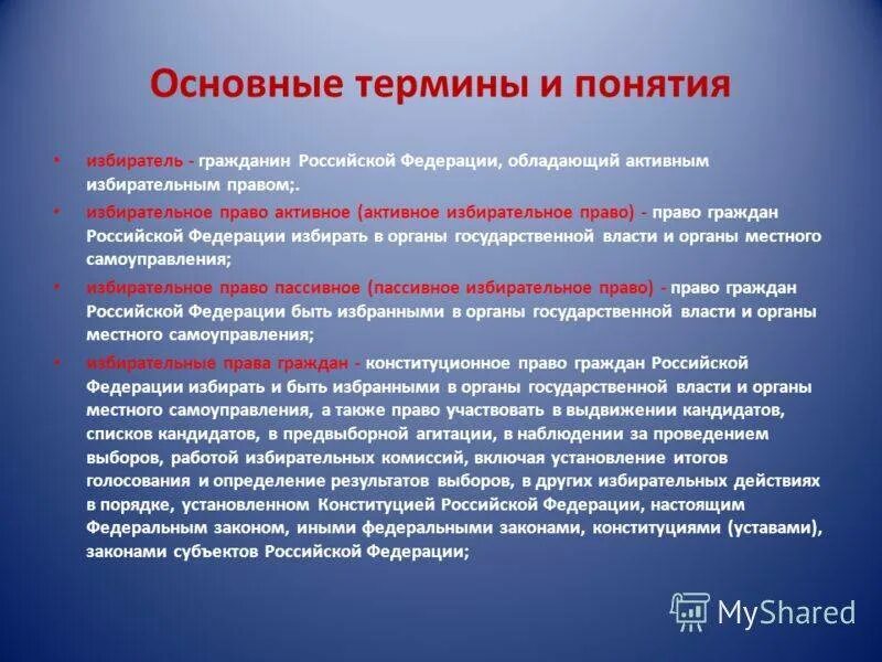 Выдвижение кандидатов и предвыборная агитация