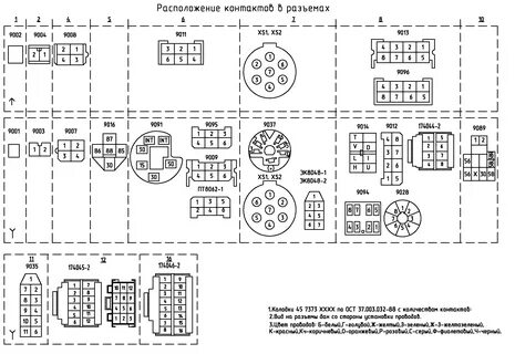 Схема подключения маз