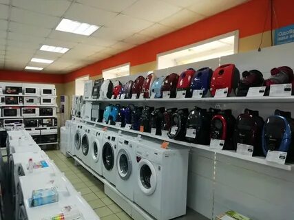 В магазине бытовая техника продавалась