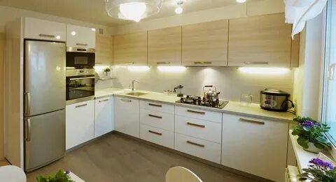 Угловая кухня 9 кв метров