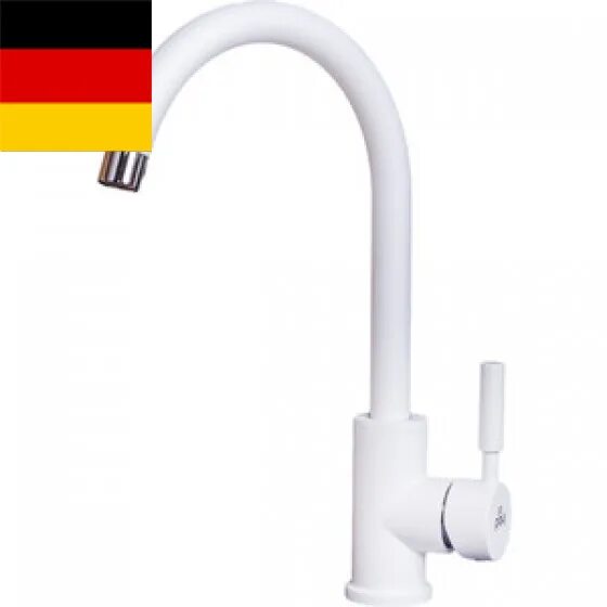 смеситель для кухни белый матовый