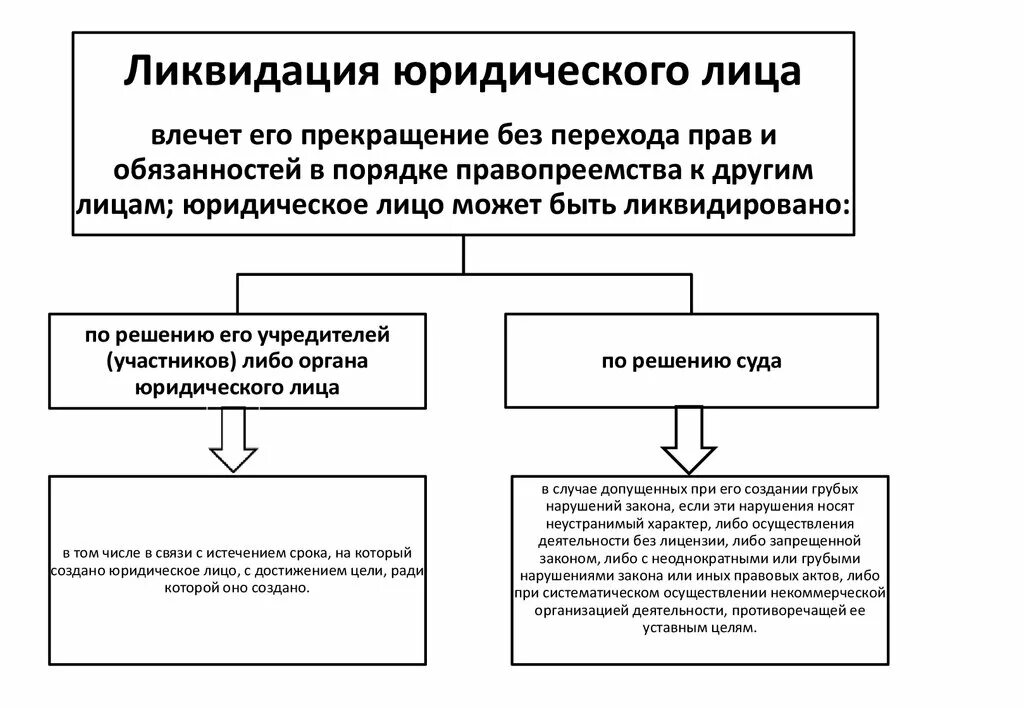 Кто осуществляет ликвидацию