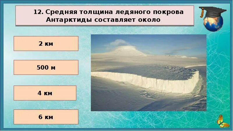 Место антарктиды по площади среди других материков. Средняя высота Антарктиды. Толщина ледяного Покрова Антарктиды. Толщина льда в Антарктиде. Средняя толщина ледяного Покрова.