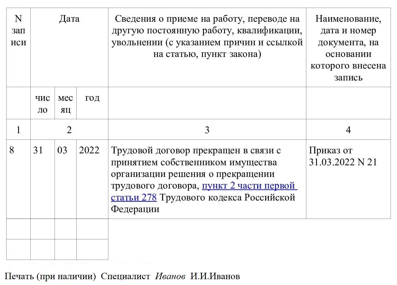 Приказ 77 п. Запись в трудовой при увольнении директора по решению учредителя. Пункт 3 части первой статьи 77 трудового кодекса Российской Федерации. Расторжение трудового договора. Трудовой кодекс ст 77 часть 1 пункт 3.