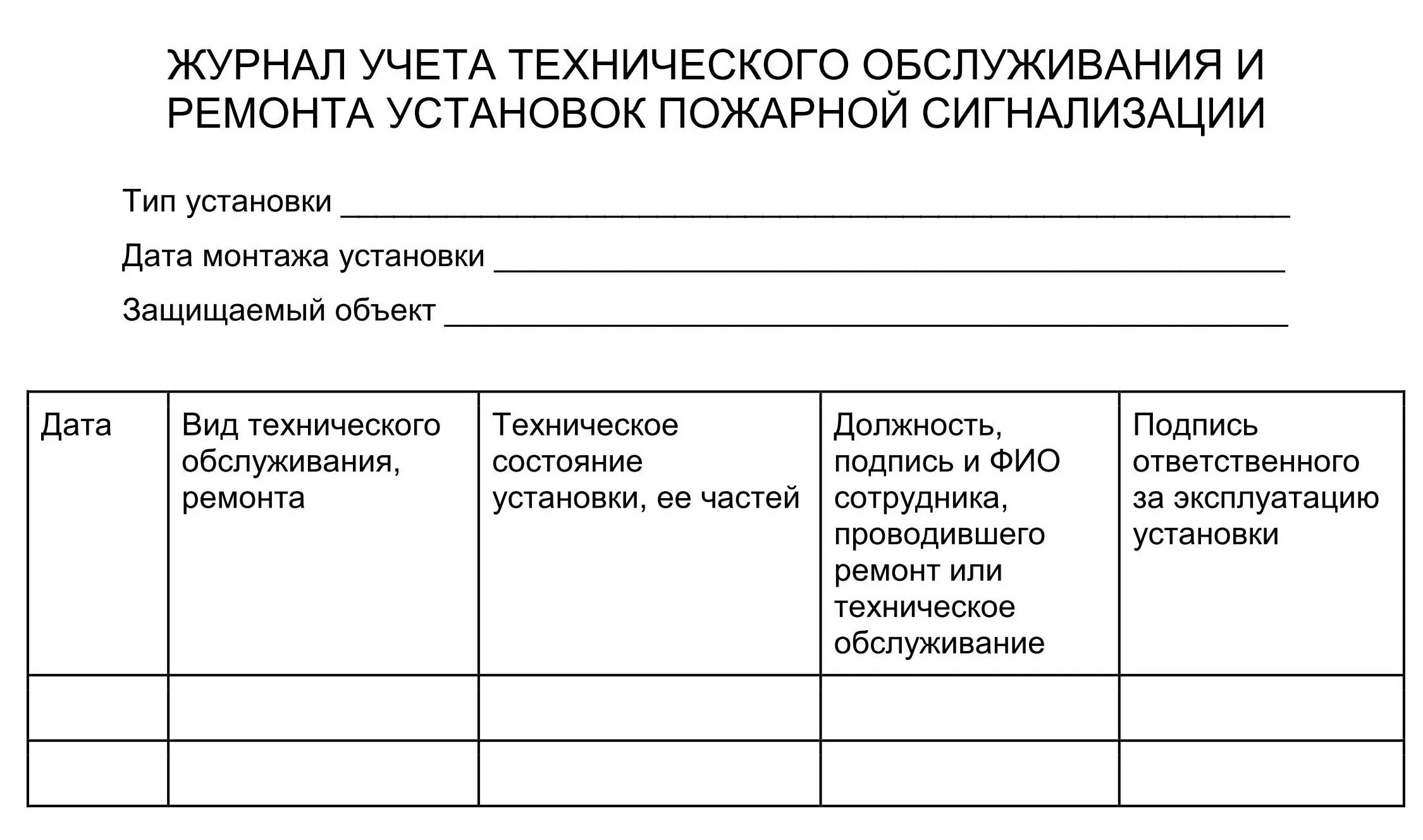 Учет ремонта в организации. Журнал технического обслуживания охранно-пожарной сигнализации. Журнал проверки системы пожарной сигнализации образец. Журнал по техническому обслуживанию установок пожарной сигнализации. Журнал по сигнализации обслуживанию пожарной регистрации работ.