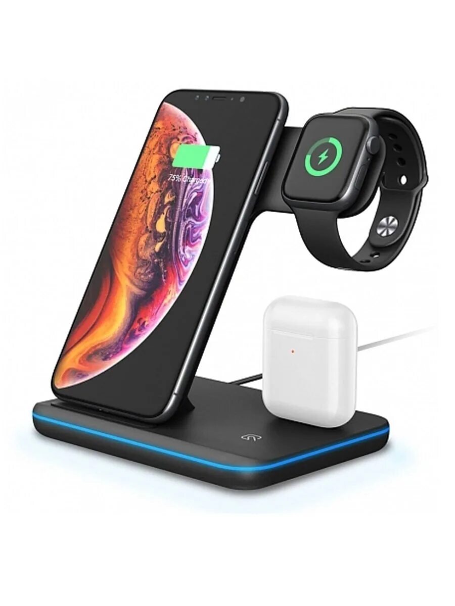 Беспроводная зарядка 3 в 1 для Apple. Зарядка Аппле 3 в 1 Wireless Charger. Беспроводная зарядка для iphone эпл. Беспроводная зарядка самсунг 3 в 1. Зарядка для телефона отзывы