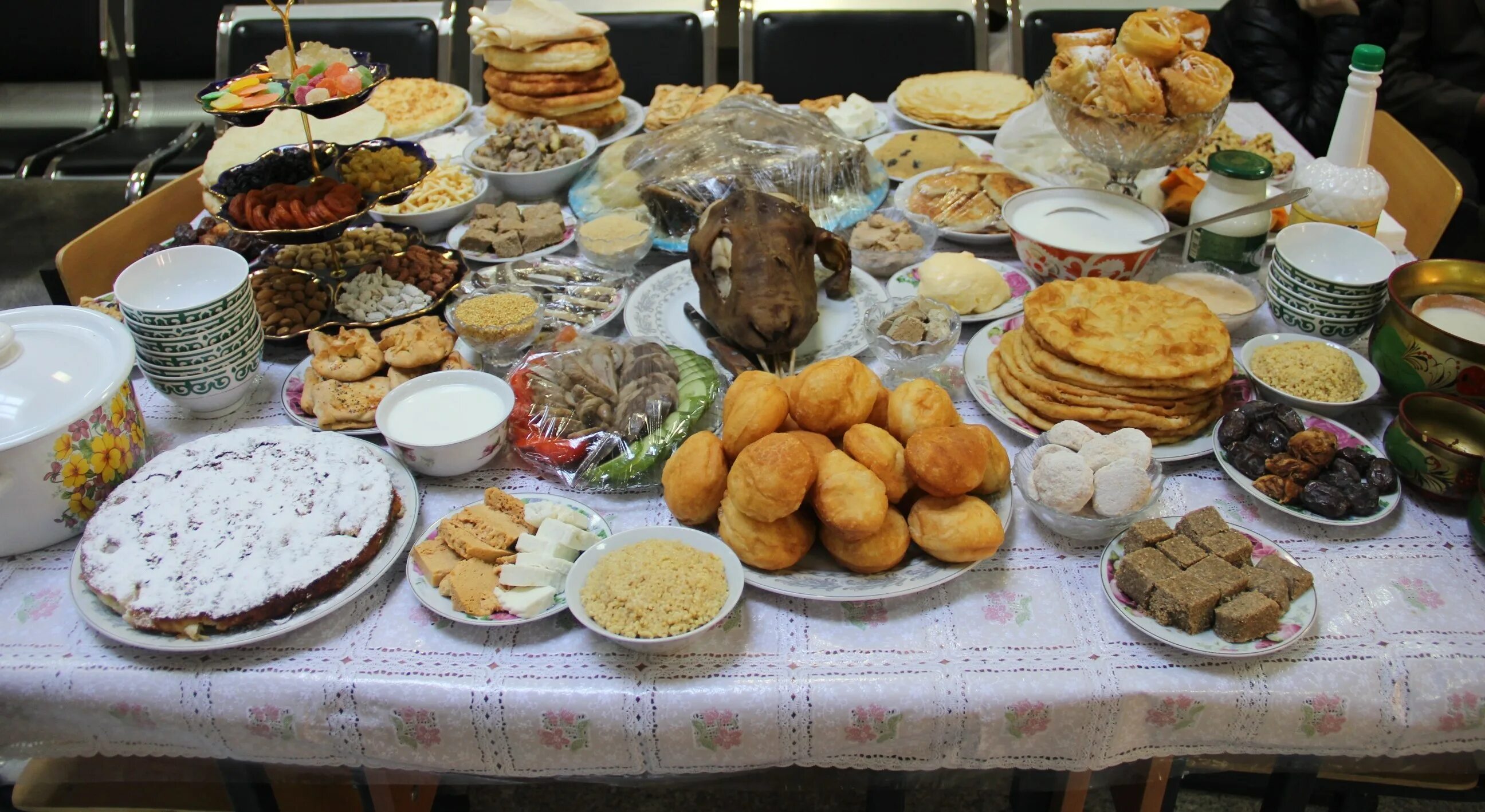 Казахстанский накрытый дастархан. Казахский накрытый стол. Праздничный стол у казахов. Праздничный дастархан. Какие блюда на наурыз