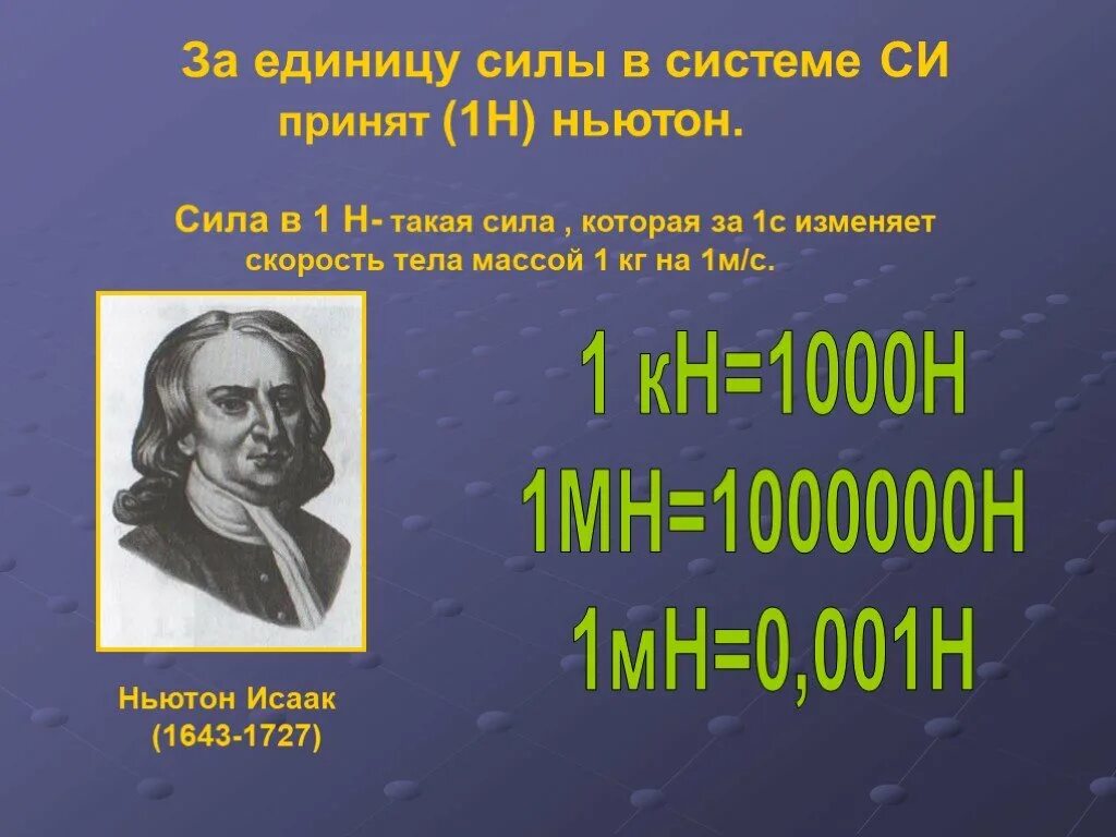 Что такое Ньютон в физике. Сила Ньютона. Единица силы Ньютон. Ньютон единица измерения силы.