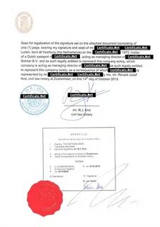 Апостиль на доверенность