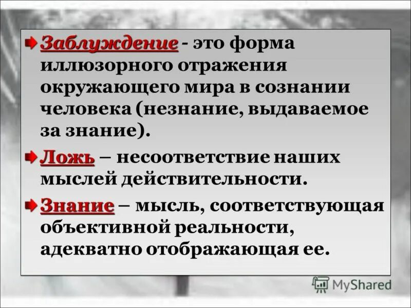 Субъективные заблуждения. Заблуждение это в философии. Заблуждение в философии это определение. Заблуждение это в обществознании. Ложь и заблуждение примеры.