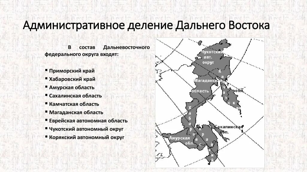 Какие границы дальнего востока. Состав Дальневосточного экономического района на карте. Состав района дальнего Востока география 9 класс. География 9 класс Дальний Восток географическое положение. Дальневосточный экономический район географическое положение.