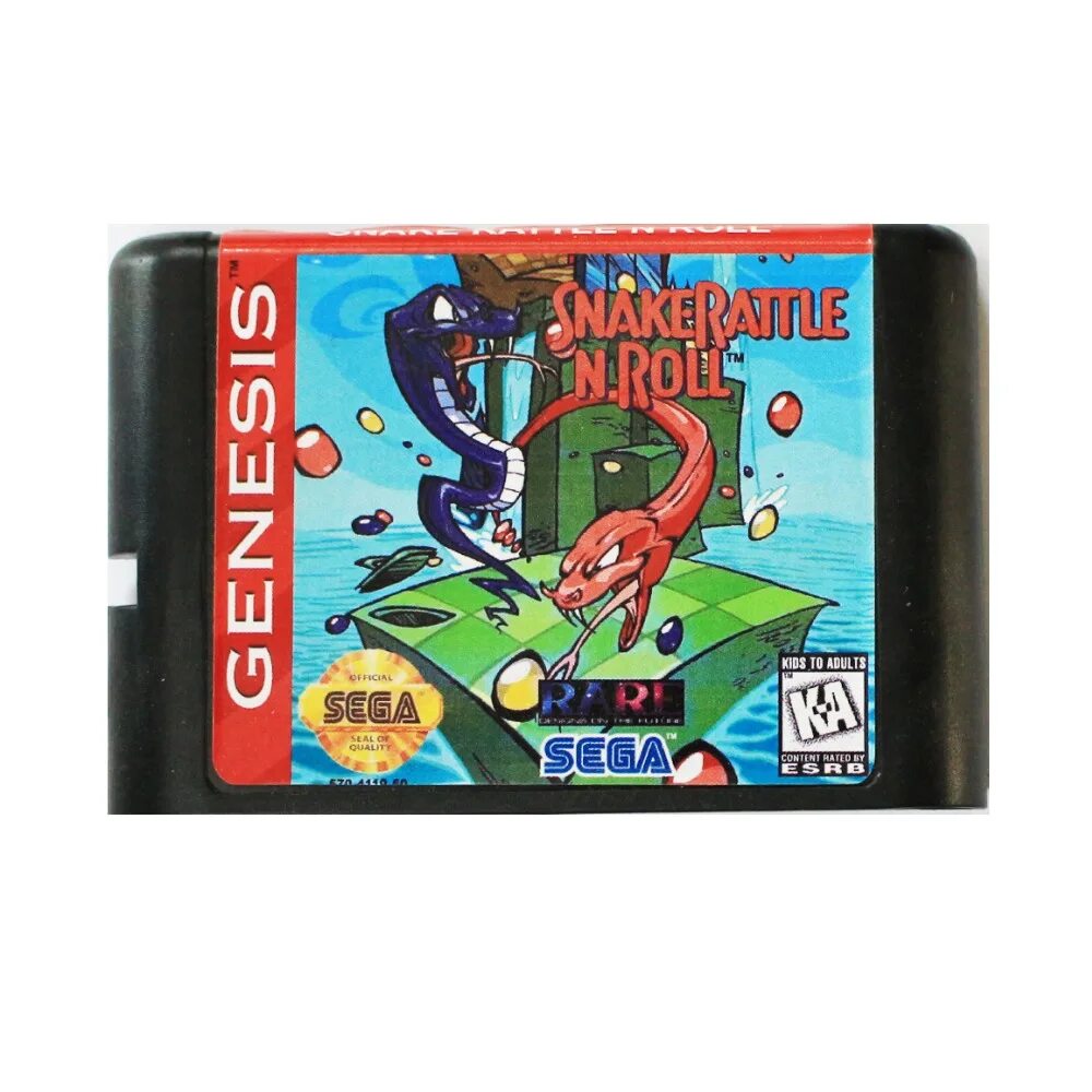 Rattle n roll. Snake Rattle n Roll Sega Genesis картридж. Snake Rattle n Roll Sega Genesis. Стикер на картридж Sega Snake Rattle n Roll. Snake Rattle n Roll Sega обложка.