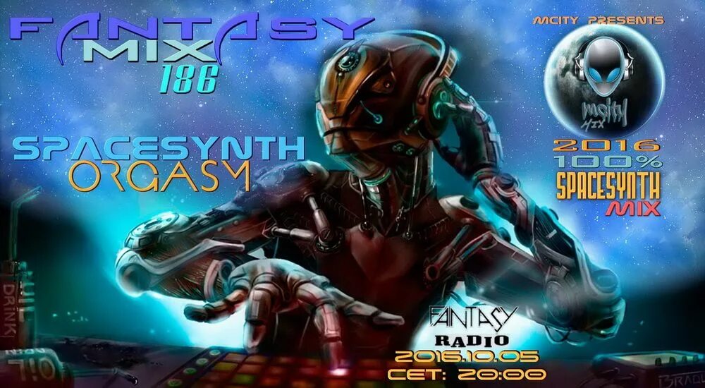 Spacesynth italo disco. Spacesynth. спейссинт 2025. mcity - fantasy mix series, vol. 209.. fantasy mix 33.