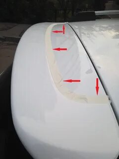 Как клеить заднее