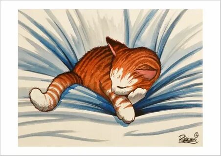 Рисунки кота дремота