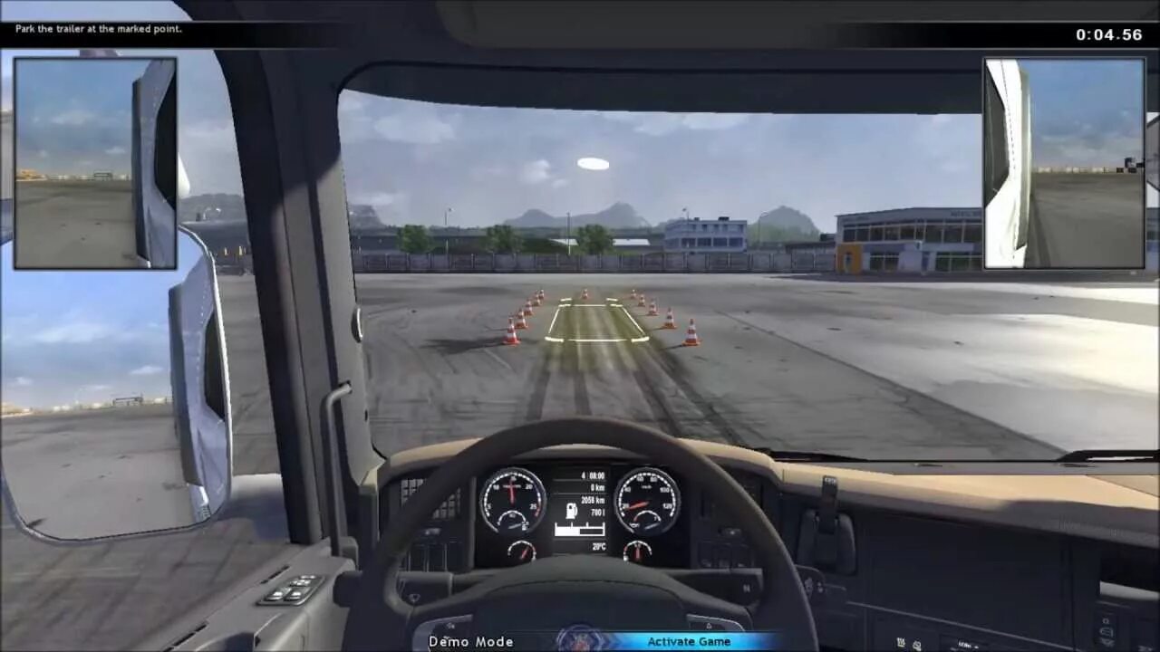 Scania Truck Driving Simulator (2012). Симулятор дальнобоя Скания. Реалистичные игры про вождение грузовиков. Игра дальнобойщики симулятор от первого лица.