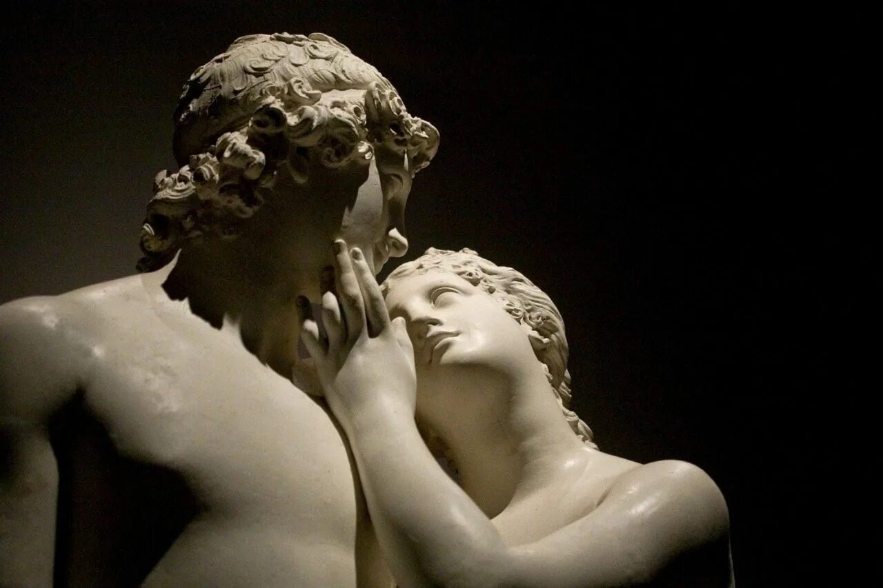 Греческий поцелуй. Скульптор Антонио Канова.