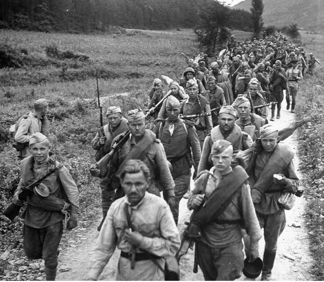 Осень 1944 года. Пехота в ВОВ 1941-1945. Солдат 2 мировой войны СССР.