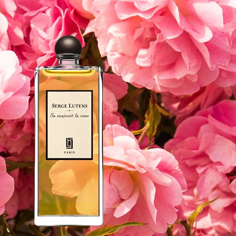 Нежным ароматом роз. Serge Lutens sa Majeste la Rose 75 мл. Serge Lutens Rose. Serge Lutens Perfumer. Serge Lutens розовые.