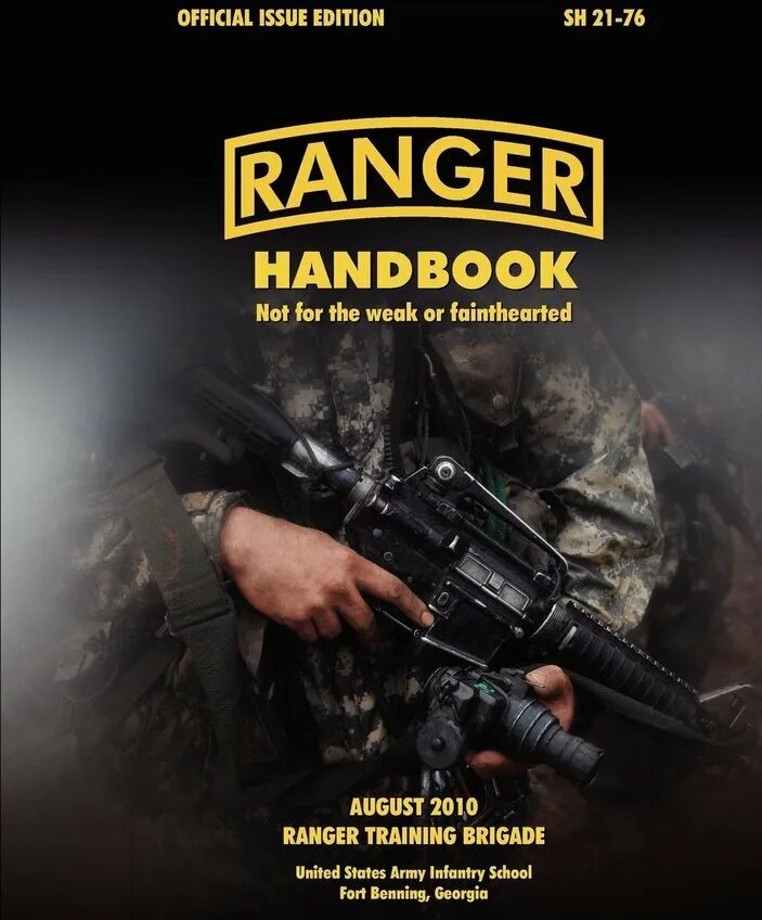 Ranger edition. Учебник рейнджера. рейнджеры книга. перевод ranger handbook ranger tradning brigade fort benning july 2006.