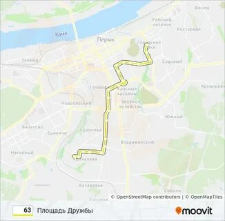 Расписание автобусов 63 пермь