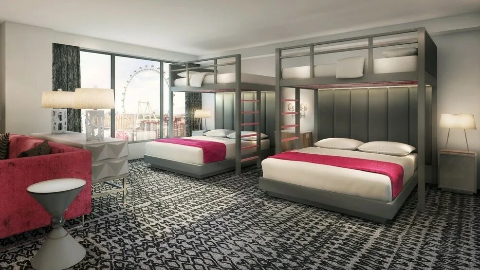 Rooms to go. Euphoria palm beach resort 5* 1450 евро номер standard bunk bed room. превью для отелей. a-200 rooms. room review.