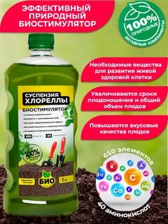 Хлорелла для растений