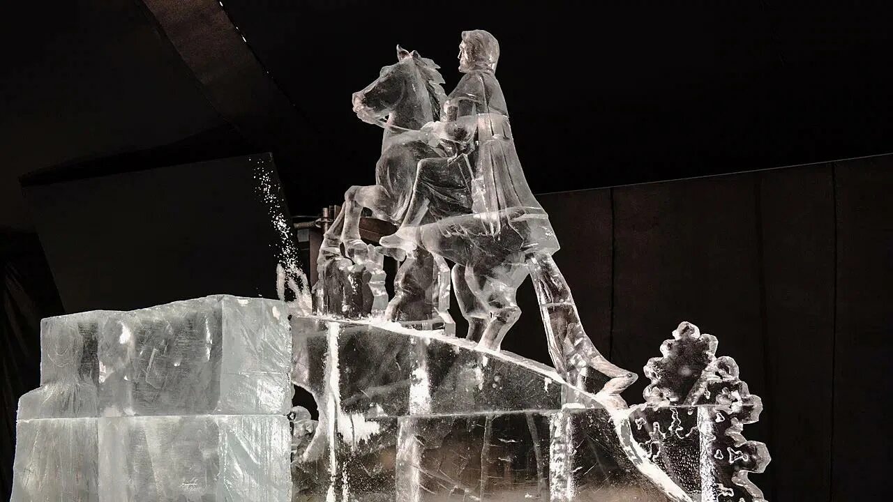 Фестиваль ледовых скульптур кроншлед
