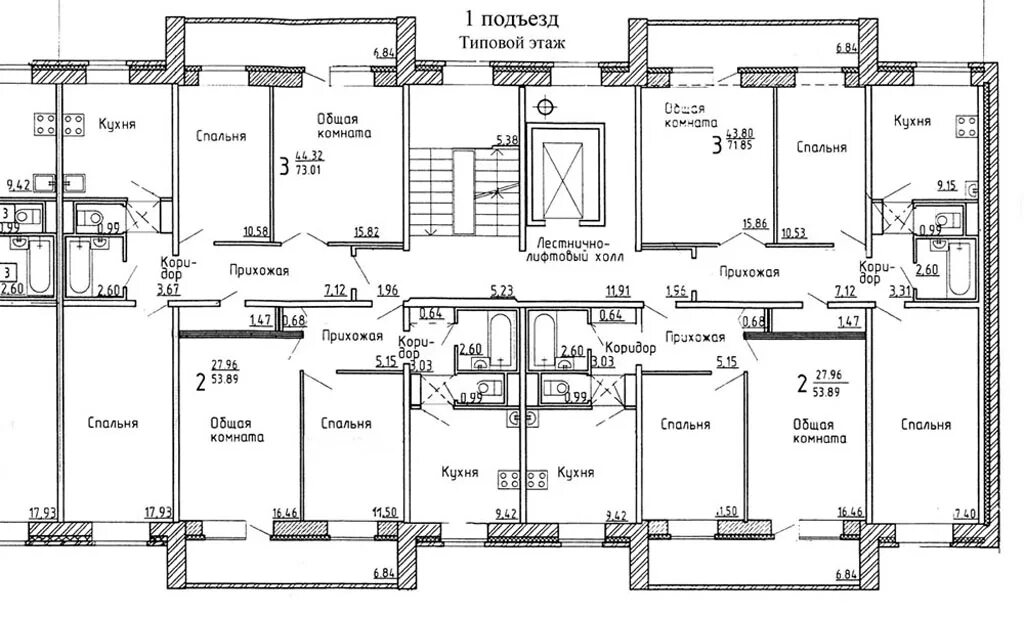 Схема 9 этажного панельного дома. Планировка квартир в панельных домах 9 этажей. Панельный дом брежневка 5 этажей схема проводки. Панельная 9 этажка планировка.