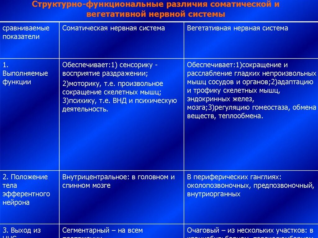 Соматический и вегетативный различия. Отличия соматической и вегетативной. Соматическая и вегетативная нервная система. Сравнение соматической и вегетативной нервной системы. Различия соматической и вегетативной нервной системы.