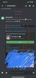 Nudes Discord Server.