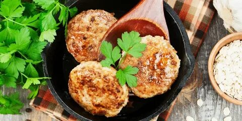 Котлеты из геркулеса постные с картошкой