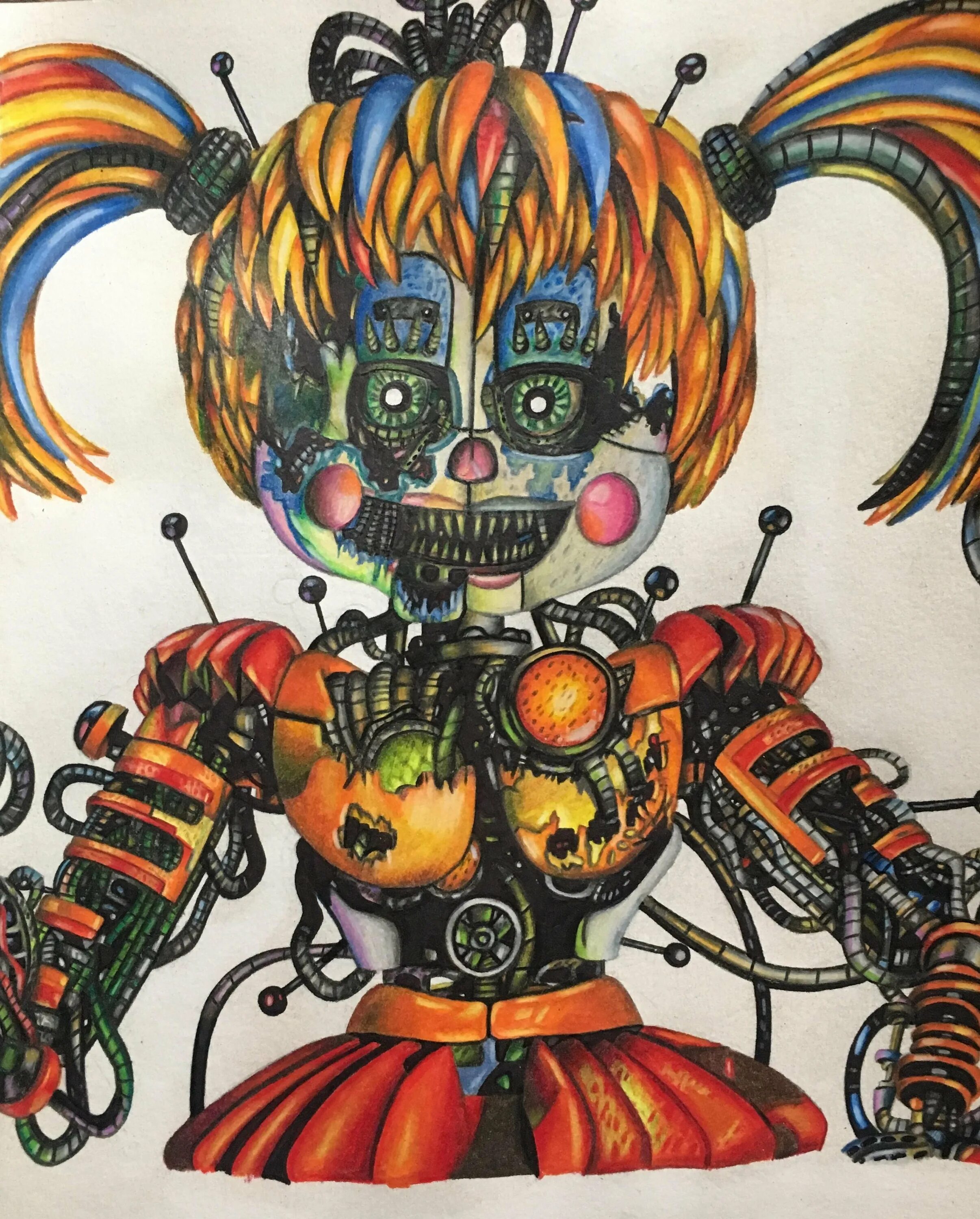 Скраб бейби. Скраб бейби фнаф 6. fnaf 6 baby. скрэп бэби. бэби фнаф скрэп.