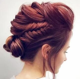 оригинальные прически на средние волосы