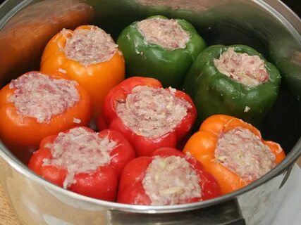 Как нафаршировать перец с мясом