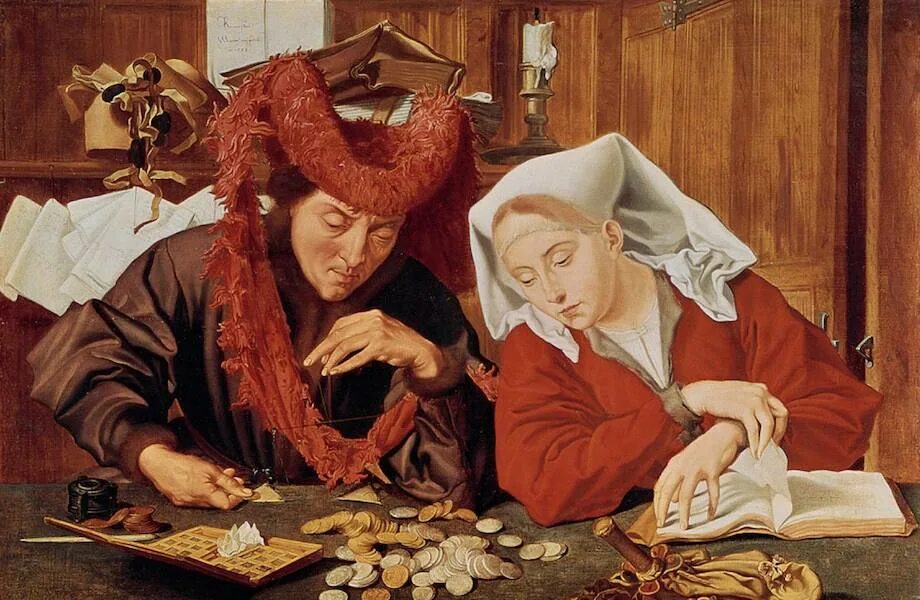 Менялы в средневековье. Маринус ван реймерсвале сборщики податей. Что делает меняла. Что делает меняла. Меняла с женой квентин массейс.