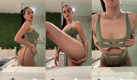 Camilla Araujo Shows Her Big Tits And Shaking Thicc Ass In Hot Lingerie. 
